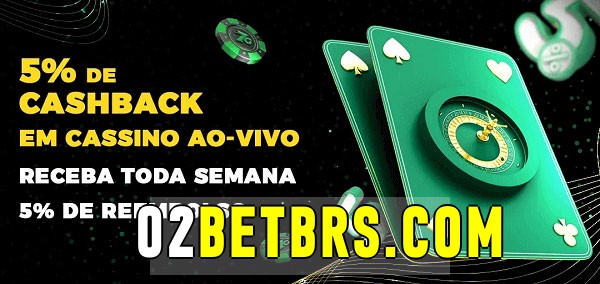 Promoções do cassino ao Vivo 02bet.com 